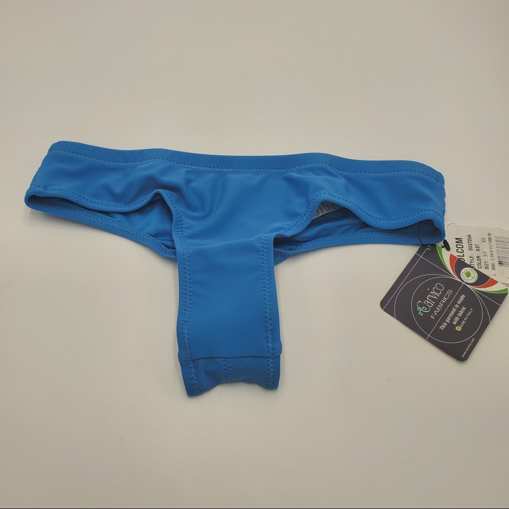 Volcom Brazilian Style Bikini Bottom Runched Back